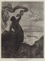 Sindbad sieht ein Segel, in der Ausstellung in der Dudley Gallery